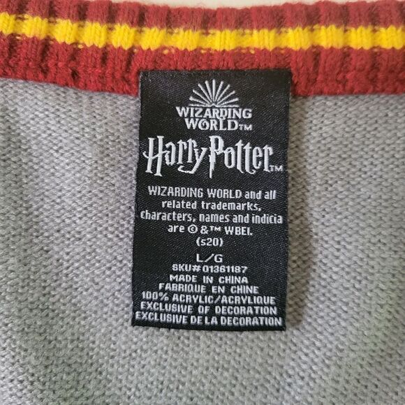 Harry Potter Women's Gryffindor House Open Front Cardigan Knit Sweater - Picture 4 of 14